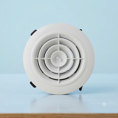 Miệng gió nhựa ABS Tròn Xoay D100
