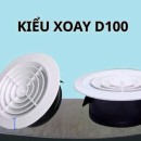 Miệng gió nhựa ABS Tròn Xoay D100