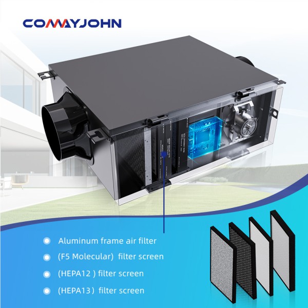 Máy cấp khí tươi 2 chiều hồi nhiệt 350m3/h - COMAYJOHN