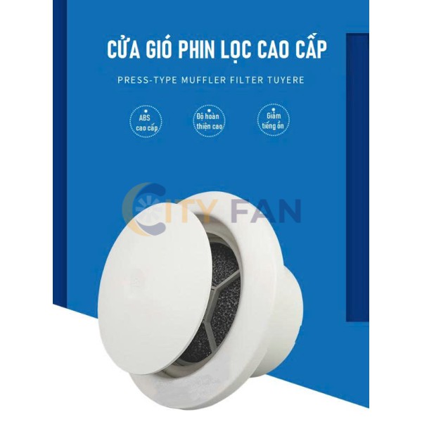 Cửa gió phin lọc cao cấp - D100