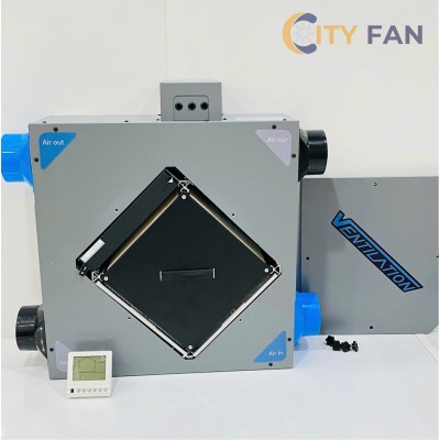 Máy cấp khí tươi 2 chiều hồi nhiệt KV250P-D