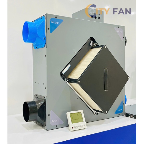 Máy cấp khí tươi 2 chiều hồi nhiệt KV250P-D