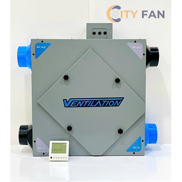 Máy cấp khí tươi 2 chiều hồi nhiệt KV250P-D