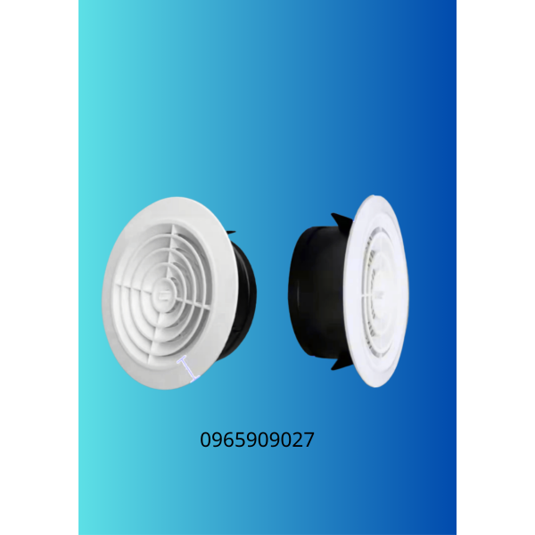 Miệng gió nhựa ABS Tròn Xoay D100