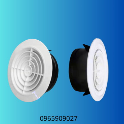 Miệng gió nhựa ABS Tròn Xoay D100