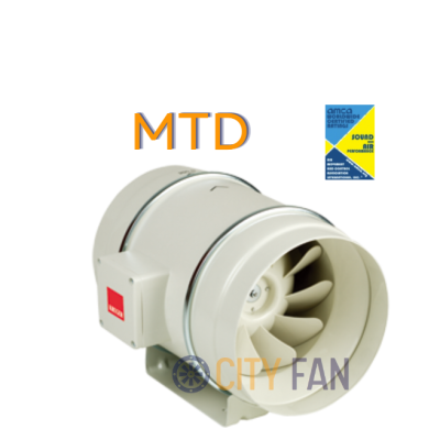 Kruger Fan MTD 100/2 - MTD 125 - MTD 160 - MTD 200 - MTD 250 - MTD 315