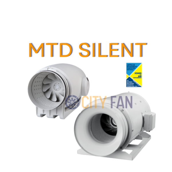 Kruger Fan MTD Silent 100/2 - MTD Silent 125 - MTD Silent 160 - MTD Silent 200/1 - MTD Silent 200/2 - MTD Silent 250 - MTD Silent 315