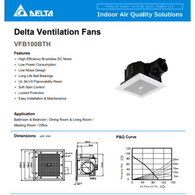 Quạt Delta VFB150XMTH3