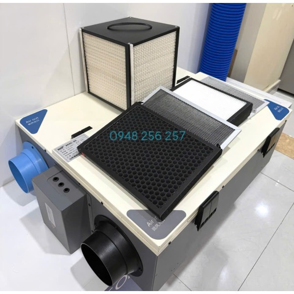 Máy cấp khí tươi 2 chiều hồi nhiệt KV350P-L