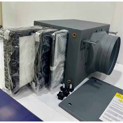 Hộp lọc không khí cho máy hồi nhiệt, quạt thông gió - 3 lõi lọc, PM2.5