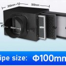 Hộp lọc không khí cho máy hồi nhiệt, quạt thông gió - 3 lõi lọc, PM2.5