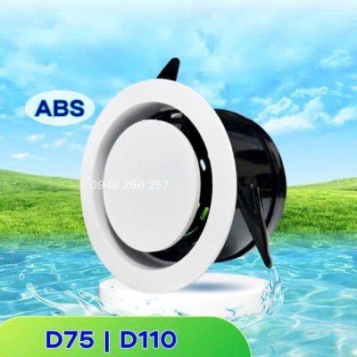Miệng gió viền âm trần nhựa ABS