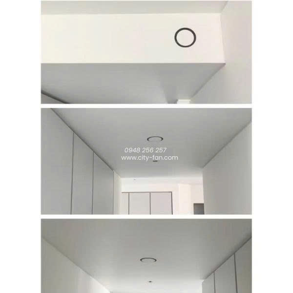 Miệng gió viền âm trần nhựa ABS