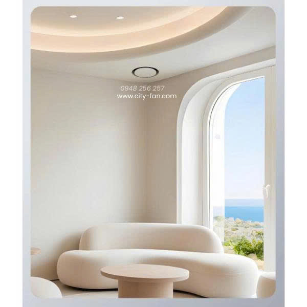 Miệng gió viền âm trần nhựa ABS