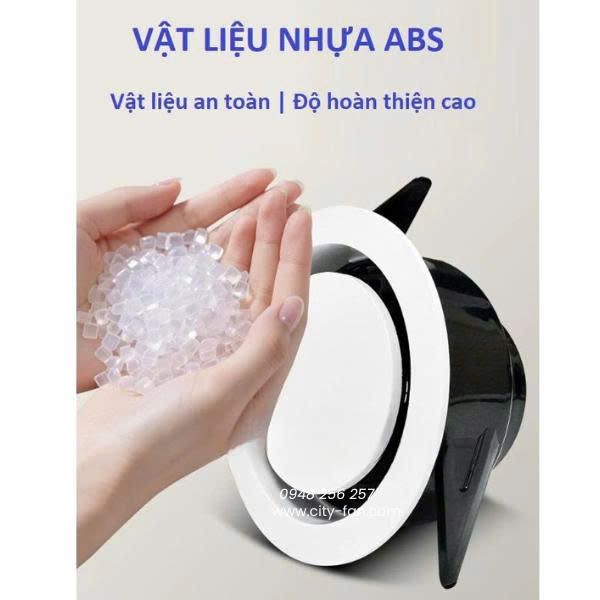 Miệng gió viền âm trần nhựa ABS