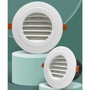 Miệng gió nhựa ABS chốt cài lò xo D100