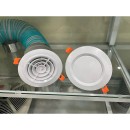 Miệng gió nhựa ABS chốt cài lò xo D100