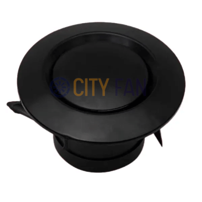 Miệng gió nhựa ABS BLACK - Kiểu đĩa