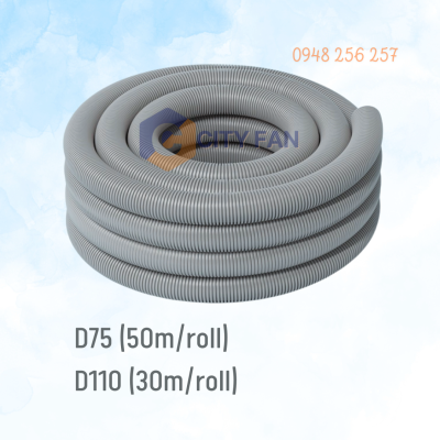 Ống gió tươi HDPE - D75 (50m/Cuộn)