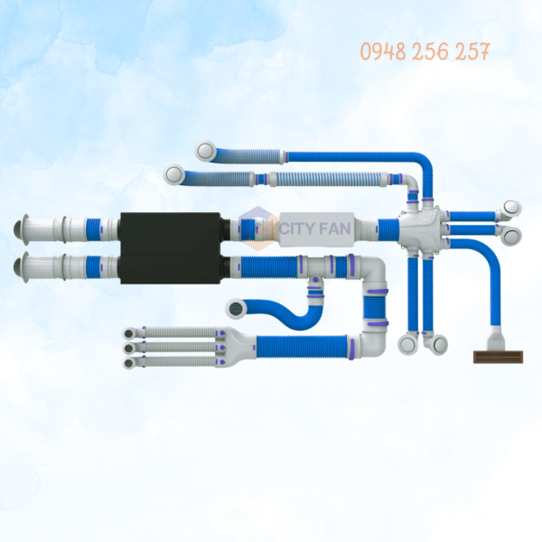 Ống gió tươi HDPE - D110 (30m/Cuộn)