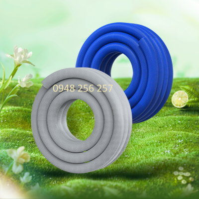 Ống gió tươi HDPE D75 (50m/cuộn) - XANH / XÁM
