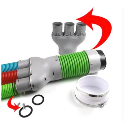 Chạc chia gió - Có van chỉnh lưu lượng gió