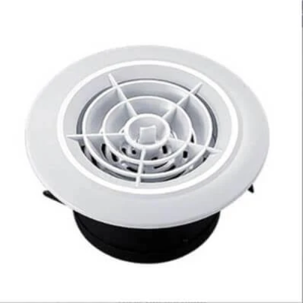 Miệng gió nhựa ABS Tròn Xoay D100