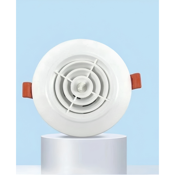 Miệng gió nhựa ABS - Xoay chốt cài lò xo D100